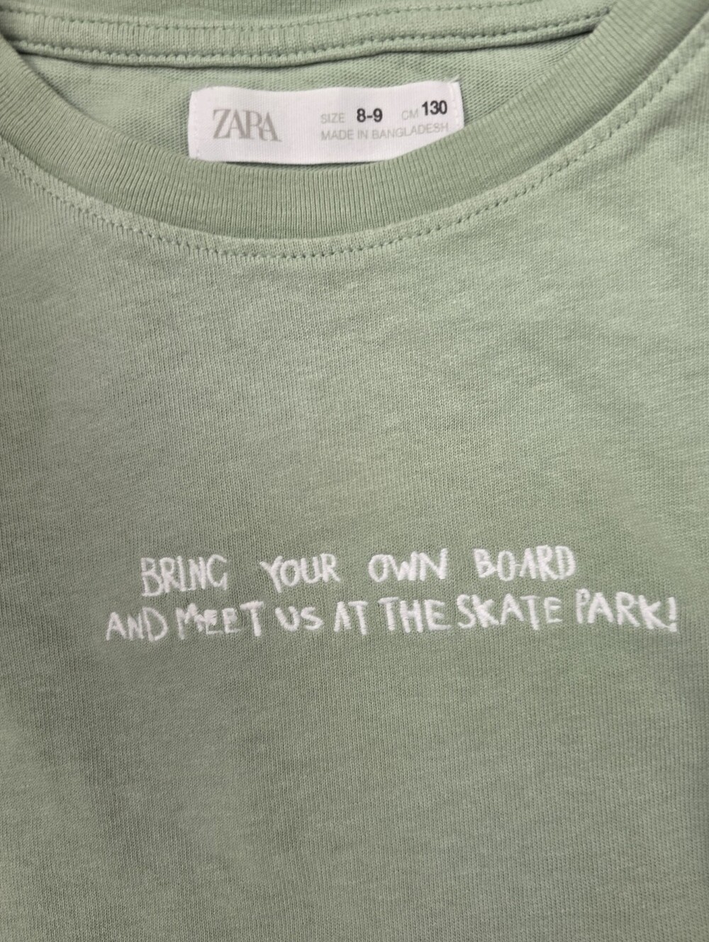 ZARA Kids Brown Graphic Tees - Multiple Sizes And Colors Trendy - Picture 4 of 5